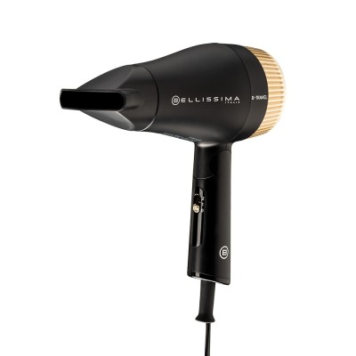 Bellissima B-Travel secador 1400 W Negro, Oro