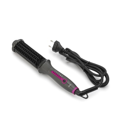 JATA JBCA1901 Utensilio de peinado Cepillo de aire caliente Caliente Negro, Rosa 50 W 2 m