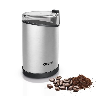 Krups GX204D10 molinillo de café 200 W Plata