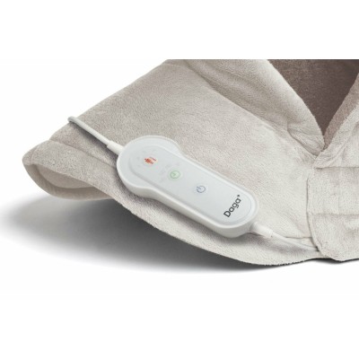 Daga 16868 manta eléctrica y almohadilla 110 W Beige Tela, Felpa