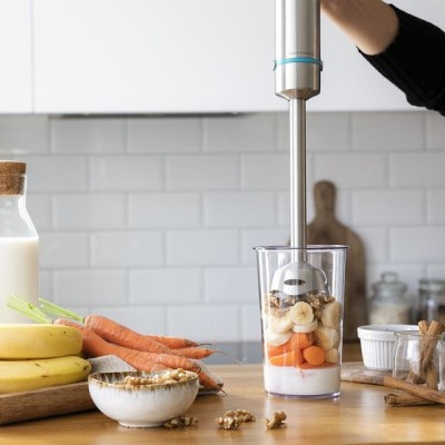 Cecotec Power TitanBlack 1200 XL 0,8 L Batidora de inmersión 1200 W Negro, Plata