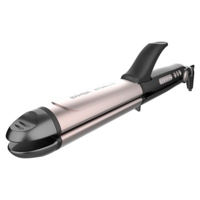 Cecotec Bamba RitualCare 1000 Ceramic 2in1 Plancha de pelo Caliente Gris, Rosa 82 W 2 m