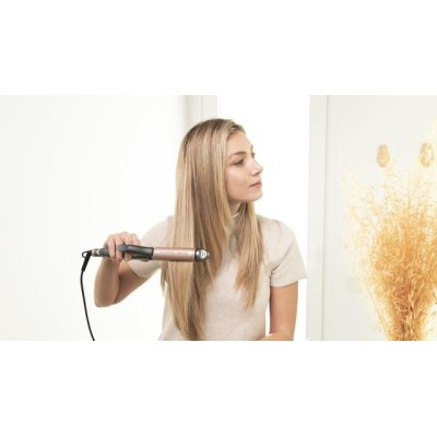 Cecotec Bamba RitualCare 1000 Ceramic 2in1 Plancha de pelo Caliente Gris, Rosa 82 W 2 m