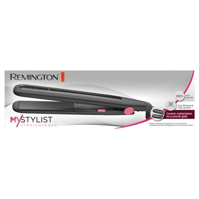 Remington S1A100 Utensilio de peinado Plancha de pelo Caliente Negro, Rosa 1,8 m