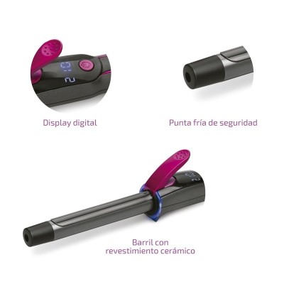 Ufesa Ringlet Rizador de pelo Caliente Gris 1,8 m