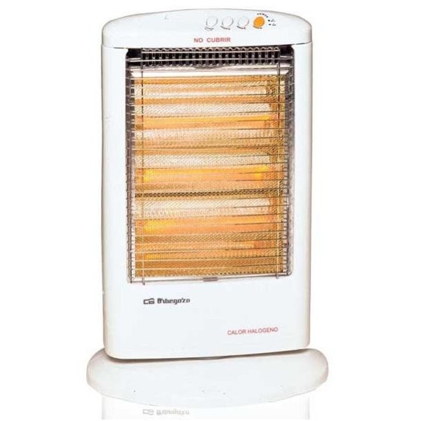 Orbegozo BP 0303 Blanco 1200 W Calefactor eléctrico halógeno