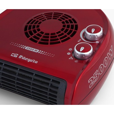 Orbegozo FH 5033 Interior Negro, Rojo 2500 W Ventilador eléctrico