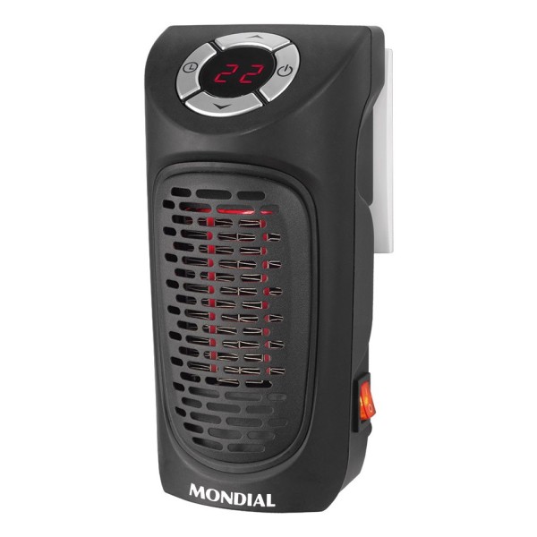 Mondial A12 calefactor eléctrico Interior Negro 350 W Ventilador eléctrico