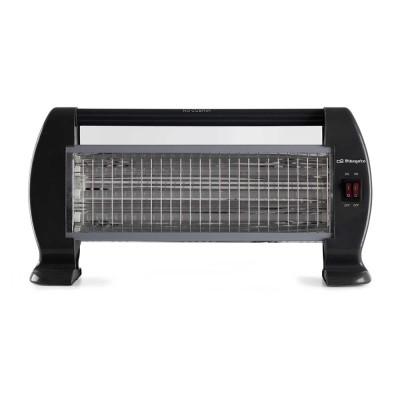 Orbegozo BP 0206 Interior Negro 1200 W Calefactor eléctrico de cuarzo