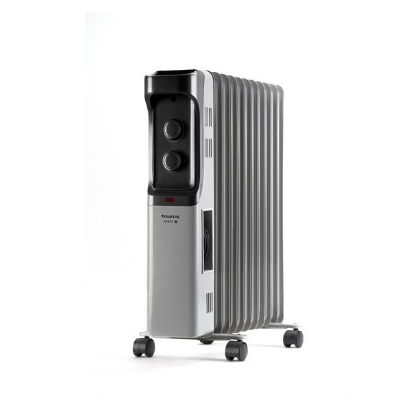 Taurus Dakar 2500 Interior Negro, Gris 2500 W Radiador de aceite eléctrico