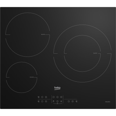 Beko HIIS63206M hobs Negro Integrado 58 cm Con placa de inducción 3 zona(s)