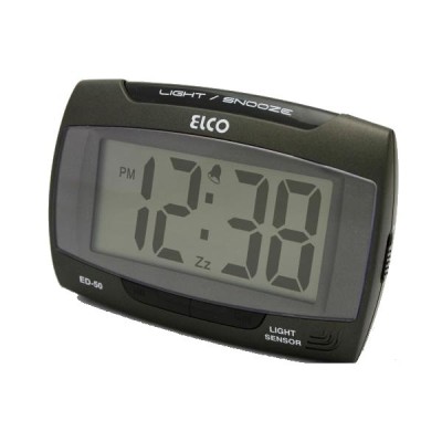 Elco ED-50 despertador Reloj despertador digital Negro