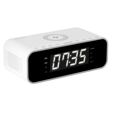 Thomson CR221I radio Reloj Digital Blanco
