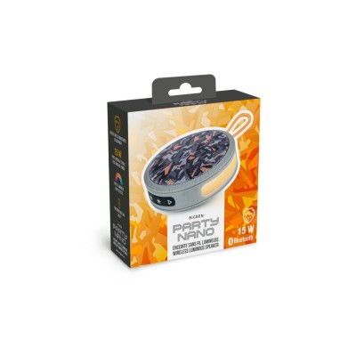 Bigben Interactive PARTYBTIPNANOCGO altavoz portátil o de fiesta Altavoz monofónico portátil Gris 15 W