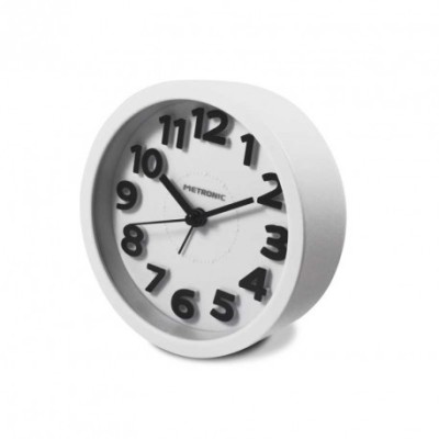 Metronic 477307 despertador Reloj despertador analógico Blanco