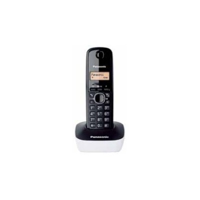 Panasonic KX-TG1611 Teléfono DECT Identificador de llamadas Negro, Blanco