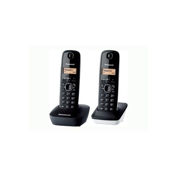 Panasonic KX-TG1612 Teléfono DECT Identificador de llamadas Negro