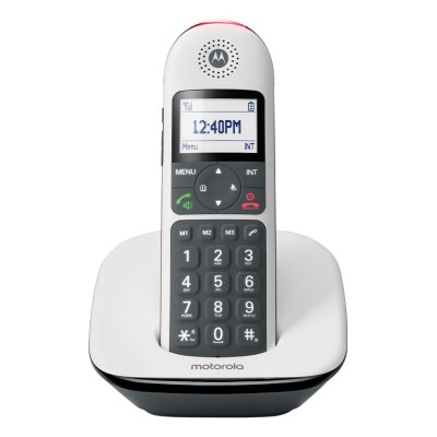 Motorola CD5001 Teléfono DECT Identificador de llamadas Gris