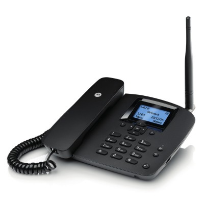 Motorola FW200L Teléfono DECT Identificador de llamadas Negro