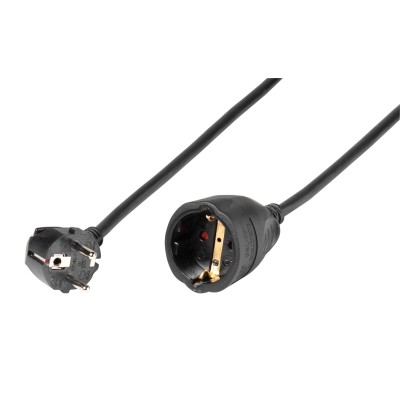 Vivanco SKV 3B-N base múltiple 3 m 1 salidas AC Interior Negro