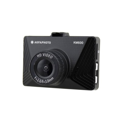 AgfaPhoto KM600 cámara de salpicadero Full HD USB Negro