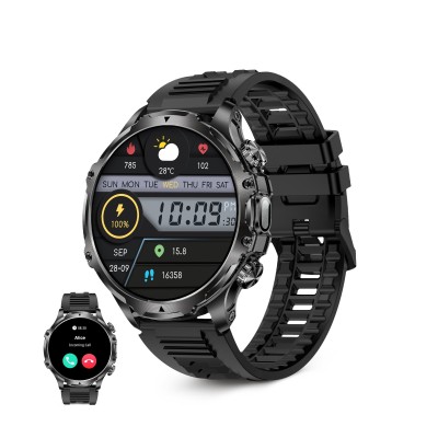 Ksix Smartwatch KISX Venture, Pantalla XXL TFT 1,85", Aut. 10 días, Modos deporte y salud, Llamadas, Asistentes de voz, IP68,