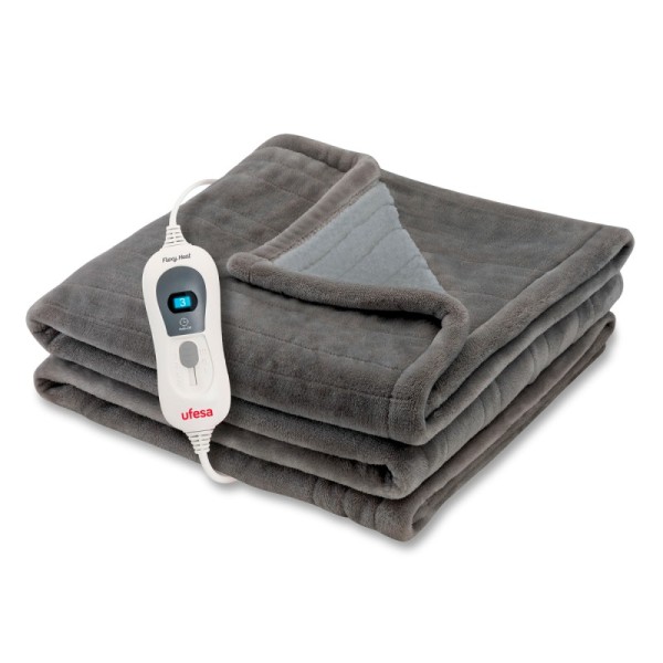 Ufesa Softy Fleece Manta eléctrica 120 W Gris