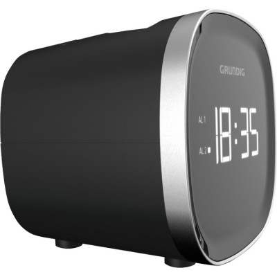 Grundig SCC240 radio Reloj Digital Negro