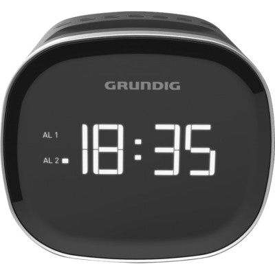 Grundig SCC240 radio Reloj Digital Negro