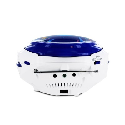 Metronic 477170 reproductor de CD Reproductor de CD portátil Azul, Blanco