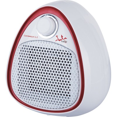 JATA TC73 calefactor eléctrico Interior Rojo, Blanco 1200 W Ventilador eléctrico