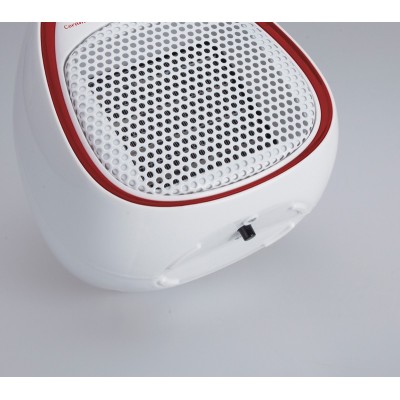 JATA TC73 calefactor eléctrico Interior Rojo, Blanco 1200 W Ventilador eléctrico