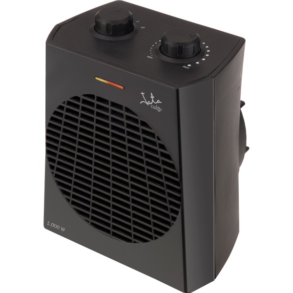 JATA TV74 calefactor eléctrico Interior Negro 2000 W Ventilador eléctrico