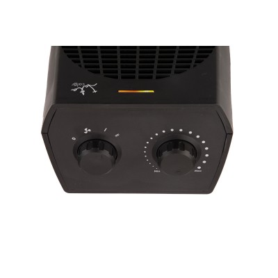 JATA TV74 calefactor eléctrico Interior Negro 2000 W Ventilador eléctrico