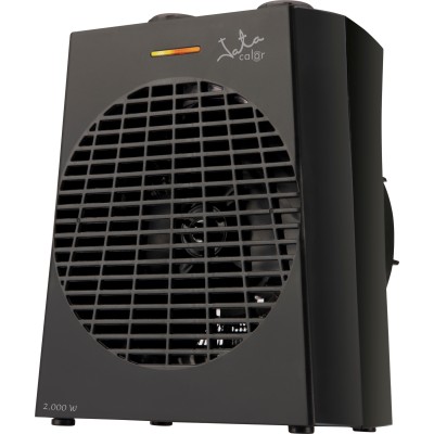 JATA TV74 calefactor eléctrico Interior Negro 2000 W Ventilador eléctrico