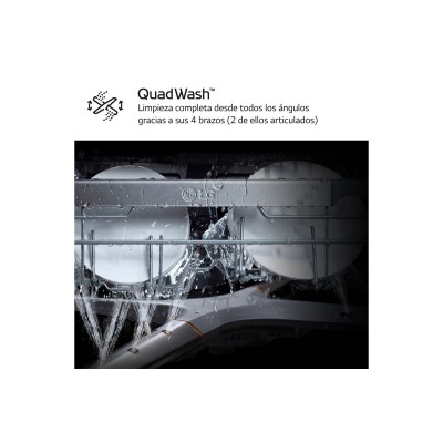 LG DF142FW lavavajillas Independiente 14 cubiertos D