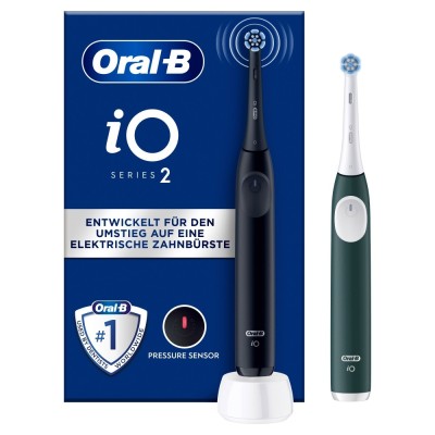 Oral-B iO Series 2 Adulto Cepillo dental vibratorio Negro, Verde