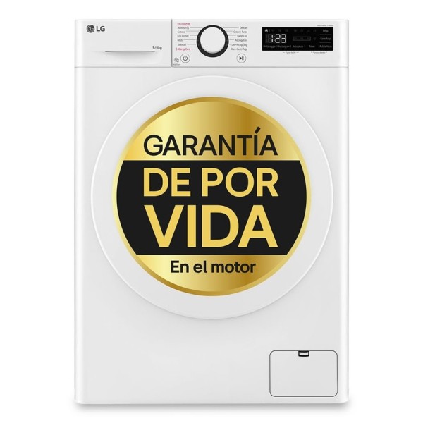 LG F4DR5009A3W lavadora-secadora Independiente Carga frontal Blanco D
