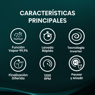 Hisense WF1G7021BW lavadora Carga frontal 7 kg 1200 RPM Blanco