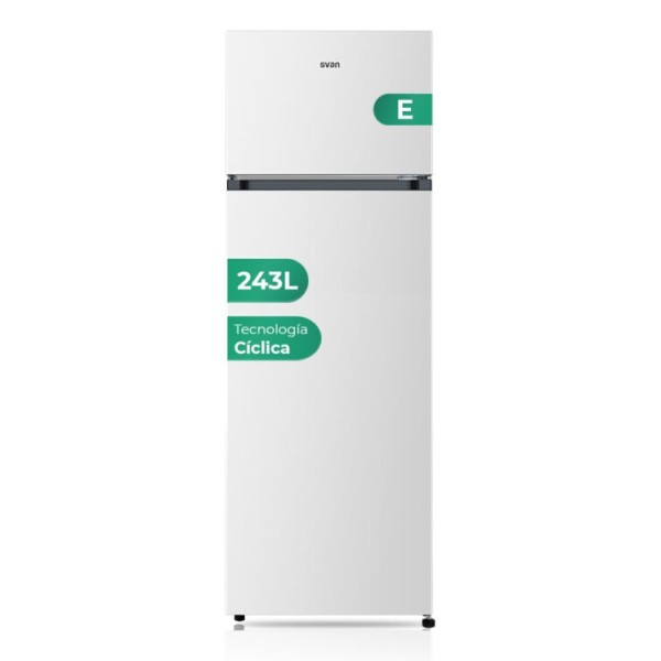 SVAN SF165501E nevera y congelador Independiente 243 L E Blanco