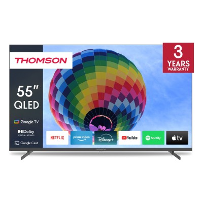 Thomson 55QG4S14 Televisor 139,7 cm (55") 4K Ultra HD Smart TV Wifi Gris
