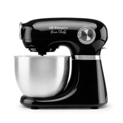 Orbegozo AM 6600 batidora Batidora de varillas 1000 W Negro, Plata