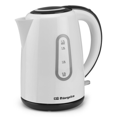 Orbegozo KT 6004 tetera eléctrica 1,7 L 2200 W Negro, Blanco