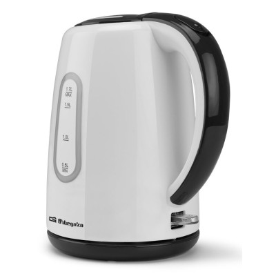 Orbegozo KT 6004 tetera eléctrica 1,7 L 2200 W Negro, Blanco